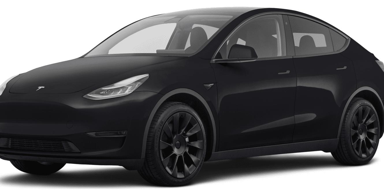 TESLA MODEL Y 2020 5YJYGDEF7LF022036 image